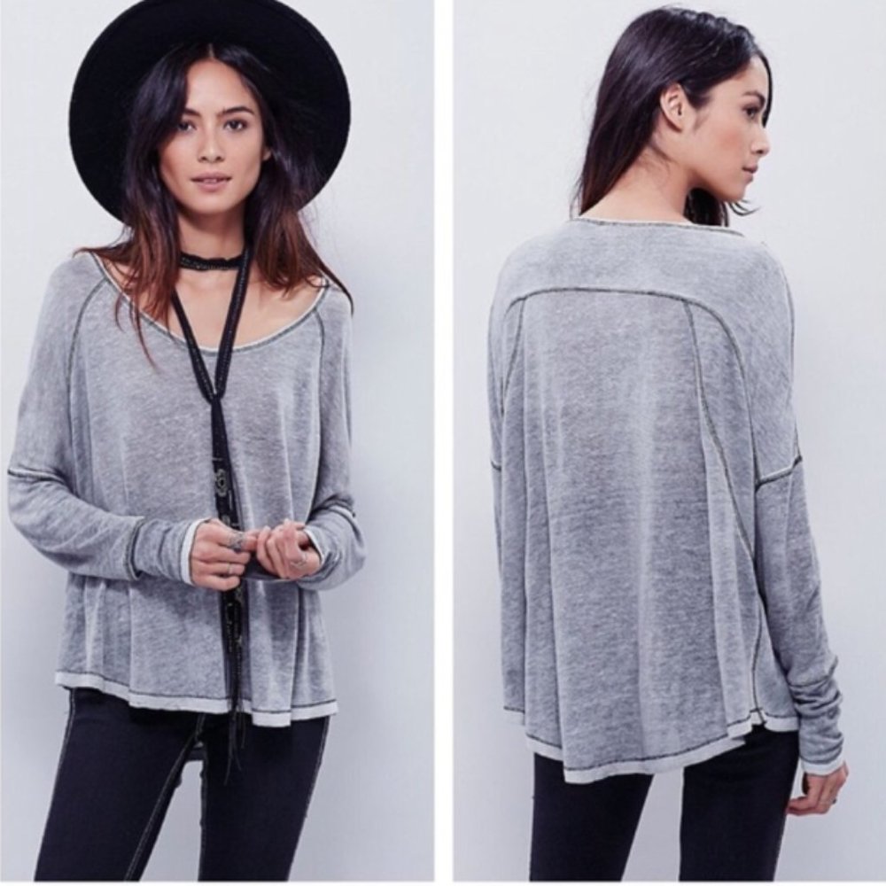 Free People Scoop Neck Top